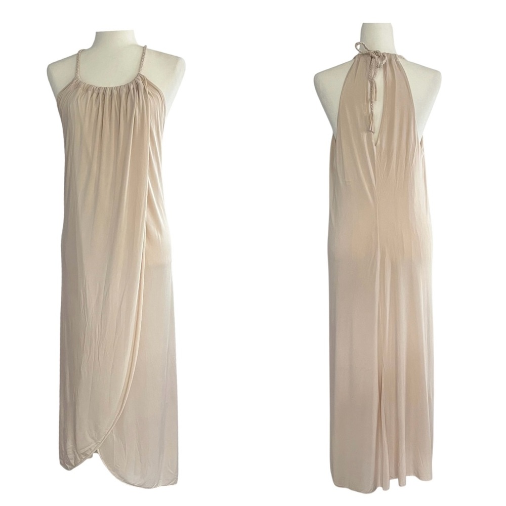 DAY BIRGER ET MIKKELSEN Maxi Dress Lined Gathered Roman Greek Sz XS stretch